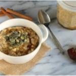 high protein pumpkin pie overnight oats